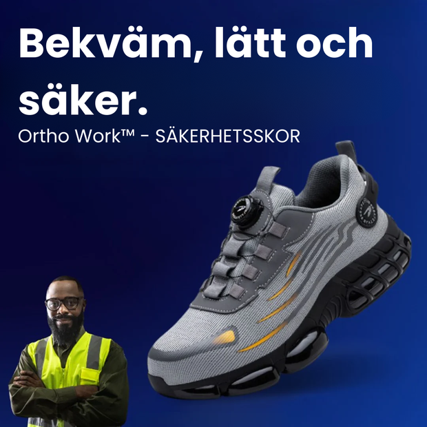 OrthoWork™ - Ortopediska Roterande Knapptåliga Skyddsskor