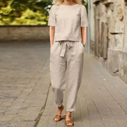 Vendela™ - Elegant Dam Sommar 2-Delat Set